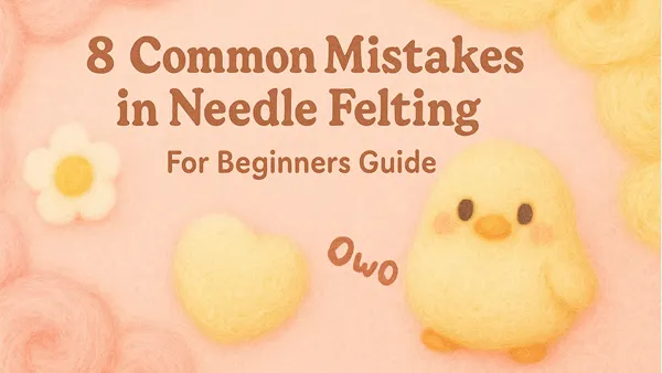 Common Mistakes in Needle Felting, For Beginners-IMG
