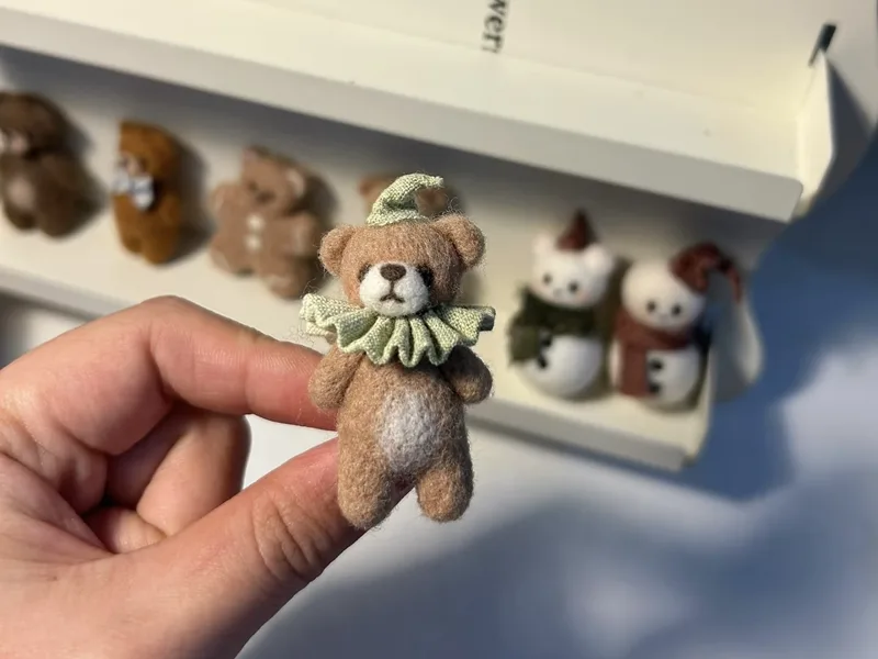 What is Needle Felting Used For? 6 brown bear brown bear felt pattern img 7
