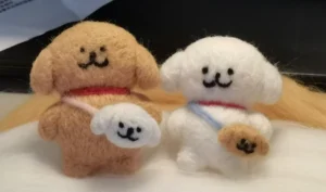 needle-felting-dog